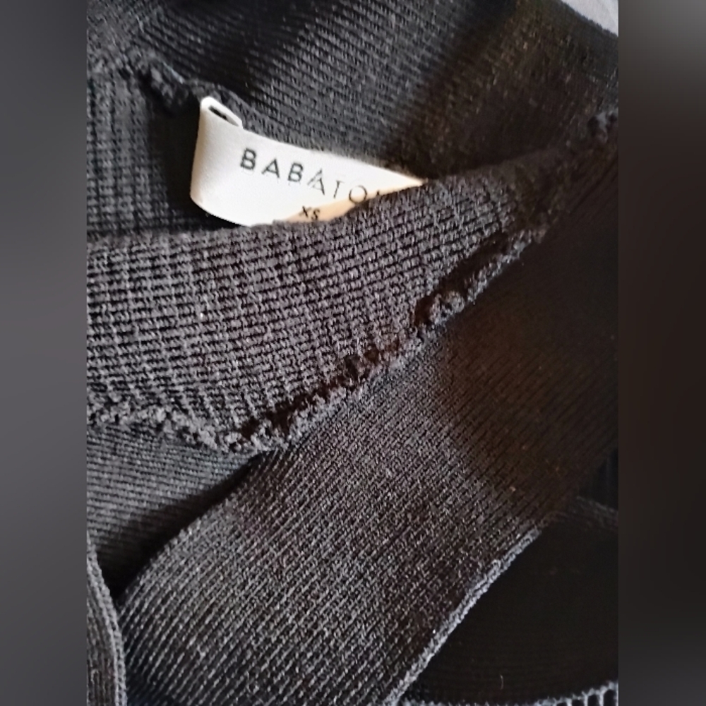 Babaton Crop Top Black New Small - Picture 4 of 6